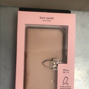 Kate Spade IPhone X wrap folio